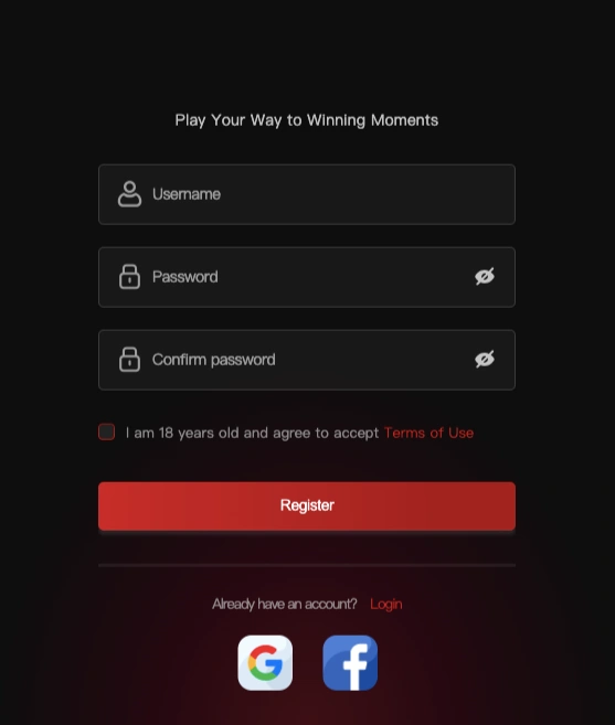 phvip register page with easy sign up